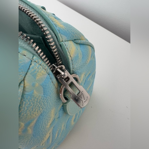 LOUIS VUITTON STARDUST SPEEDY BANDOULIÈRE 20 Empriente bag crossbody Green NWT - Picture 9 of 15